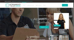 Desktop Screenshot of entrenamientoysaludcoruna.com